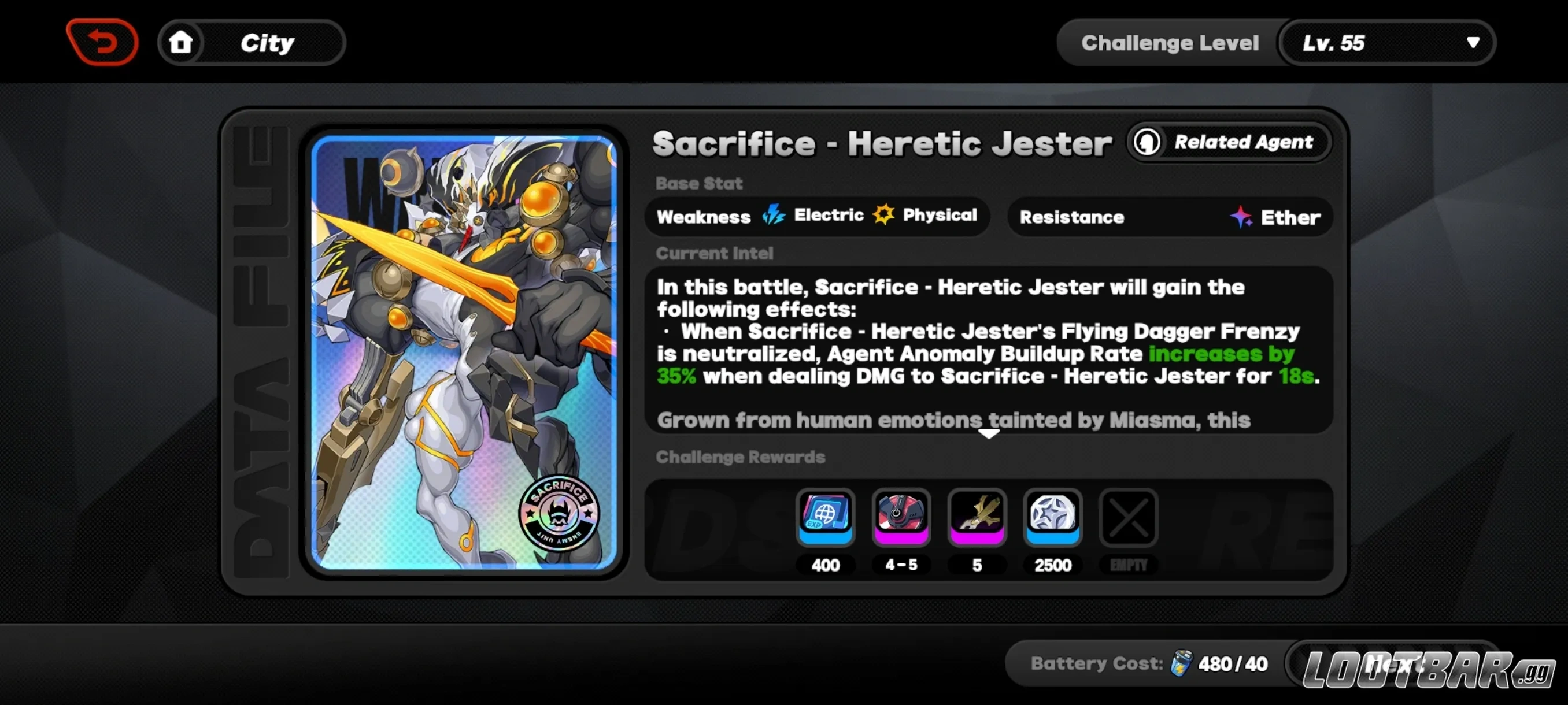 Sacrifice - Heretic Jester Toxic Edge image