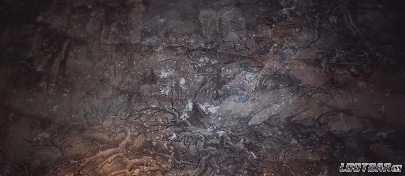 mural di dalam The Great Pagoda