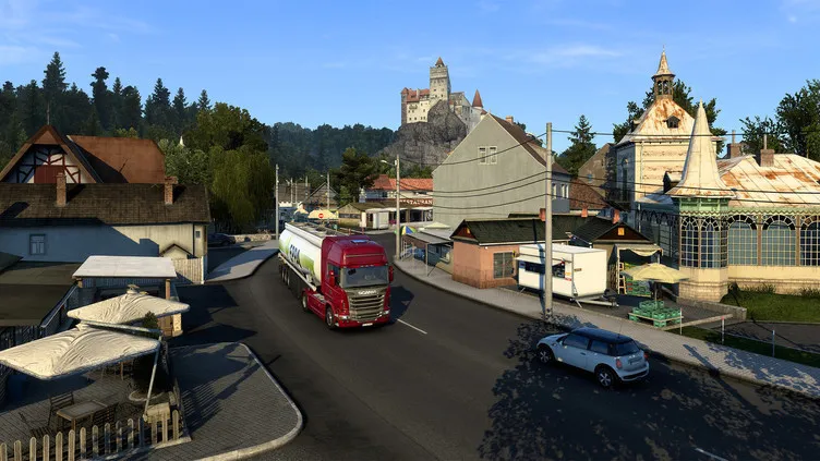 Euro Truck Simulator 2 Road to the Black Sea scenic highway screenshot