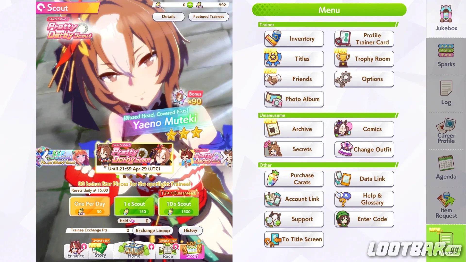 Yaeno Muteki in game banner