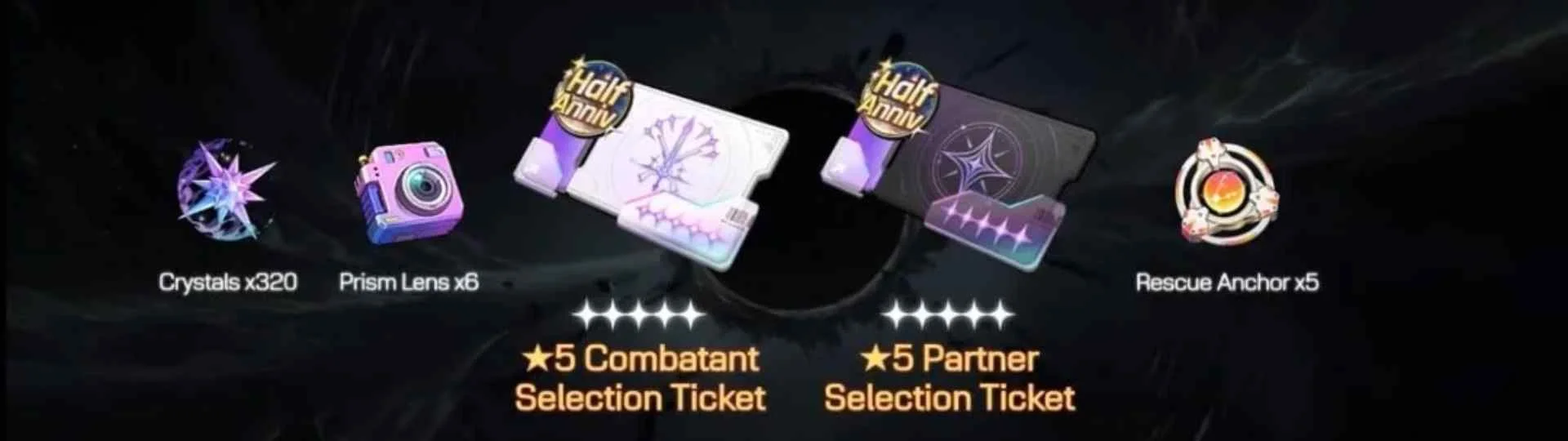 Chaos Zero Nightmare Half-Anniversary Rewards