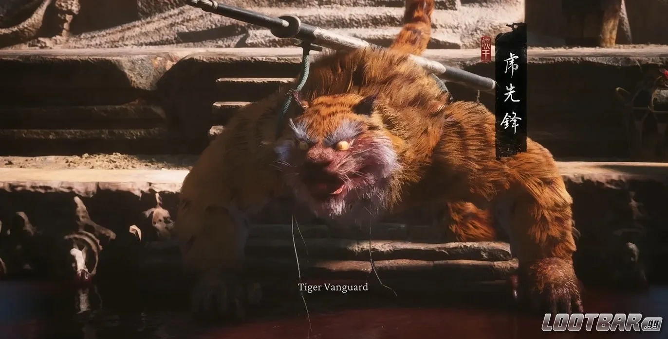 Vanguardia Tigre en Black Myth: Wukong Capítulo 2