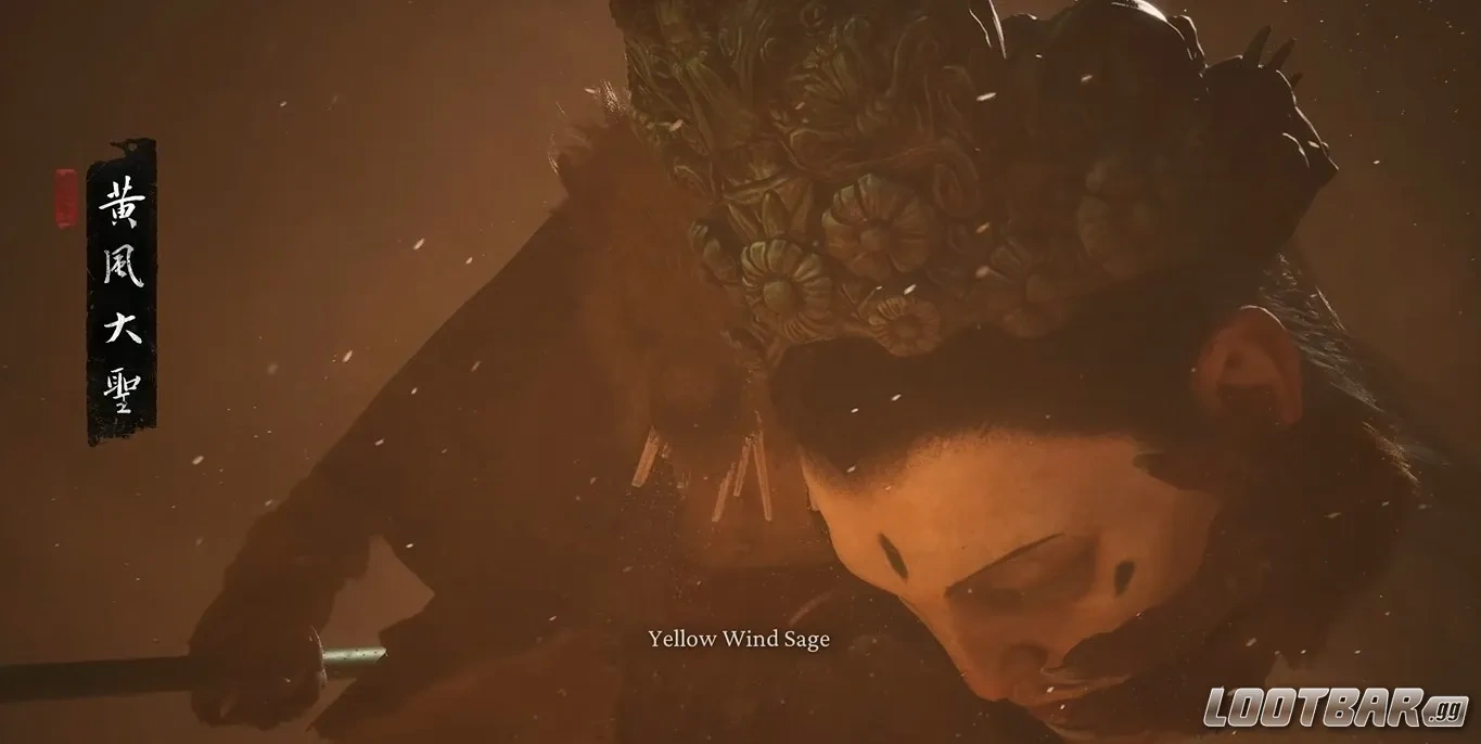 Sabio del Viento Amarillo en Black Myth: Wukong Capítulo 2