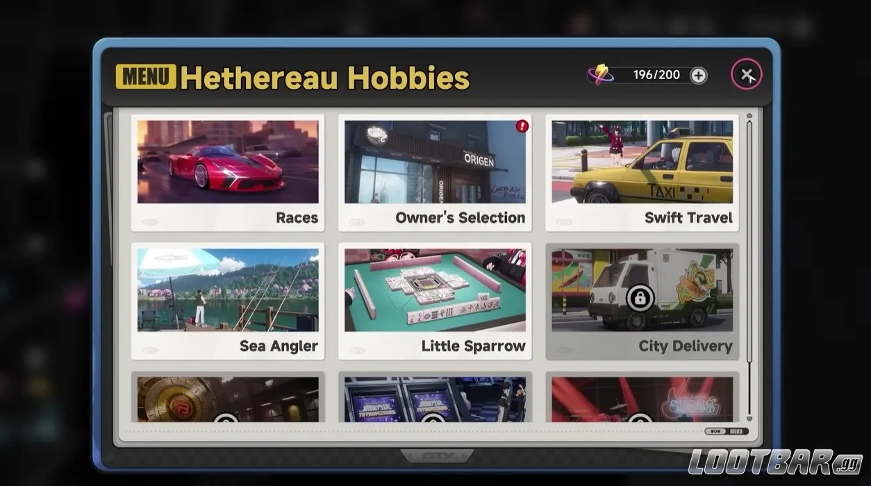 Городские активности Hetherau Hobbies в Neverness to Everness помогают тратить City Stamina с пользой