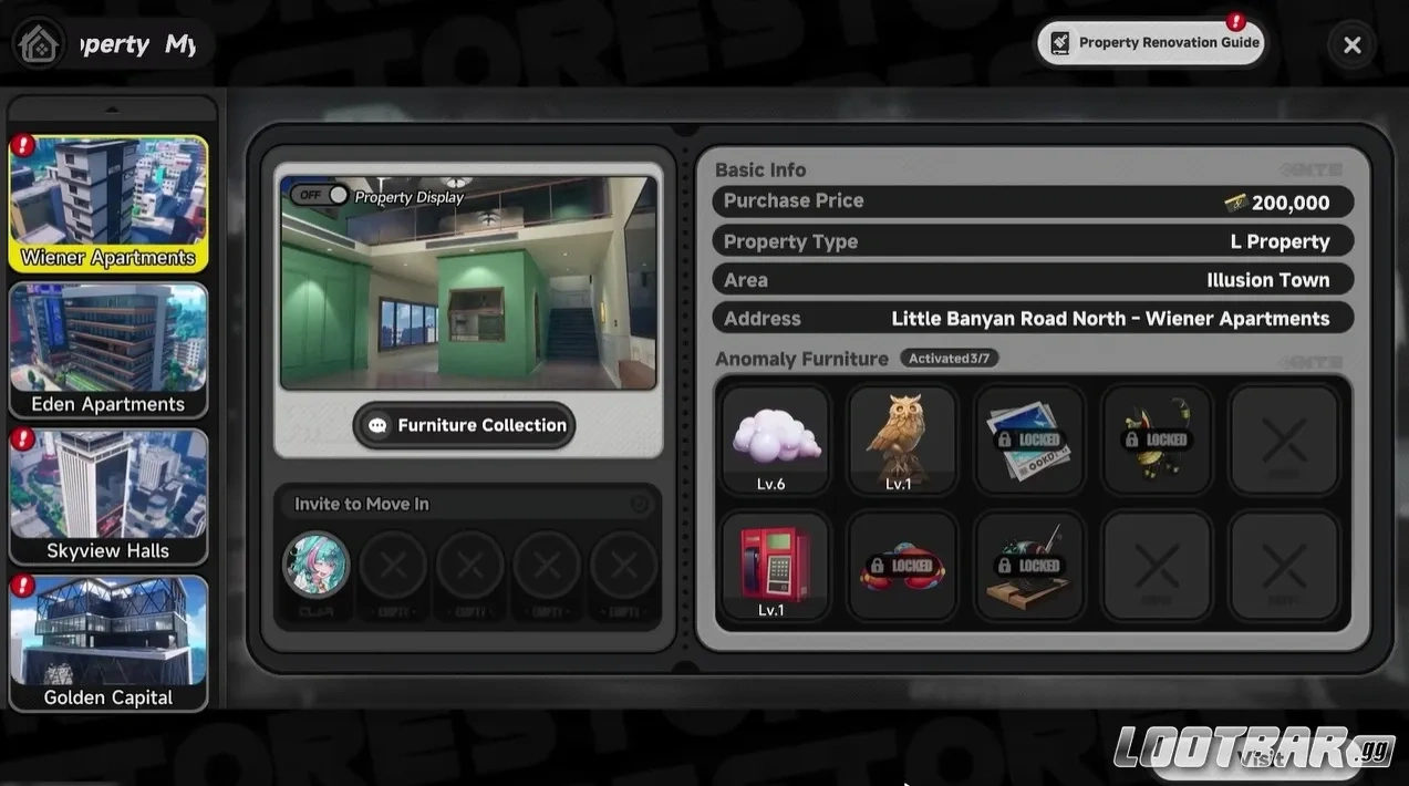 Жильё и аномальная мебель в Neverness to Everness дают полезные бонусы для аккаунта