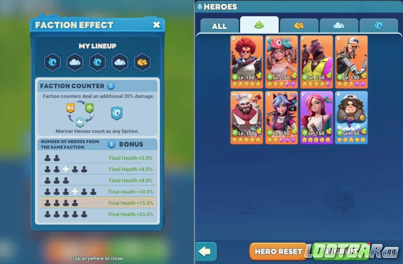 Фракционные контры в Tiles Survive: Стражи сильны против Cloud, но слабы против жёлтой фракции