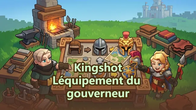 Guide d'équipement du Gouverneur Kingshot : fabrication, priorité et améliorations