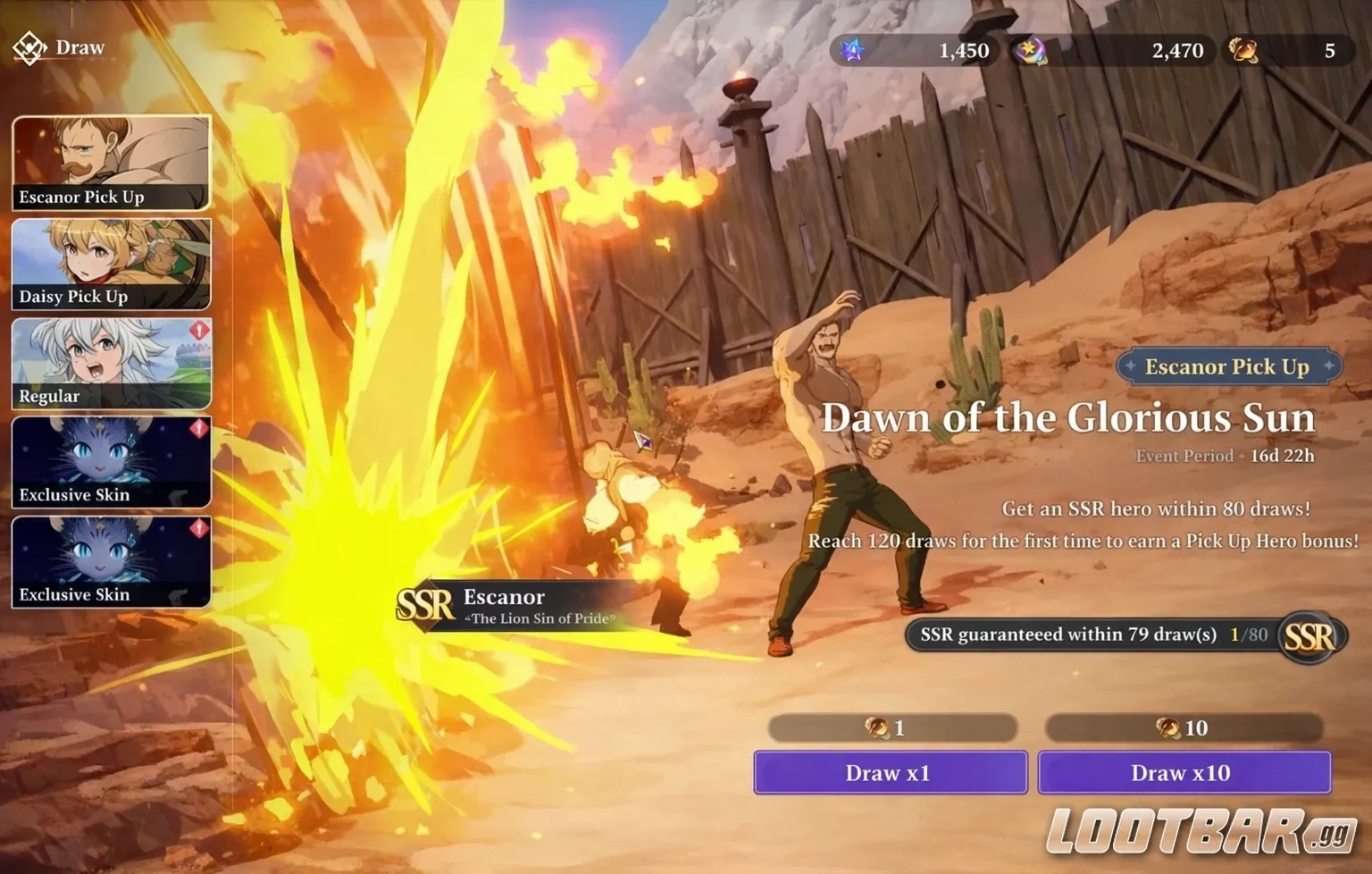 Советы F2P игрокам по баннеру Эсканора в The Seven Deadly Sins Origin