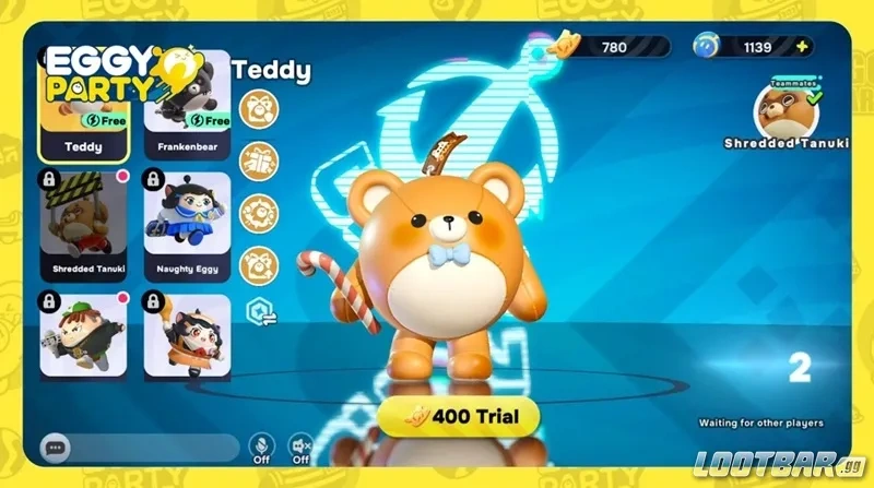 Eggy Party Teddy Egg