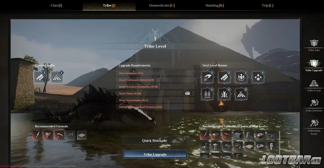Tribe Mode in Soulmask features