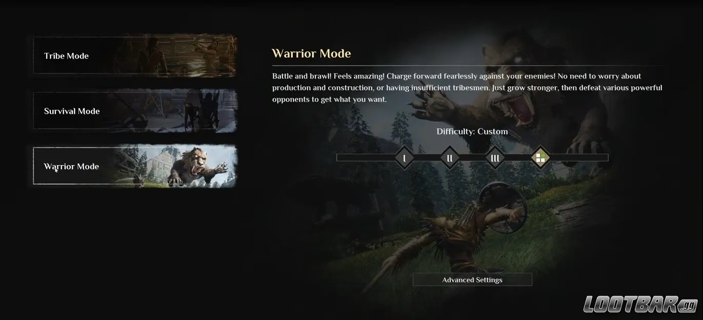 Warrior Mode in Soulmask