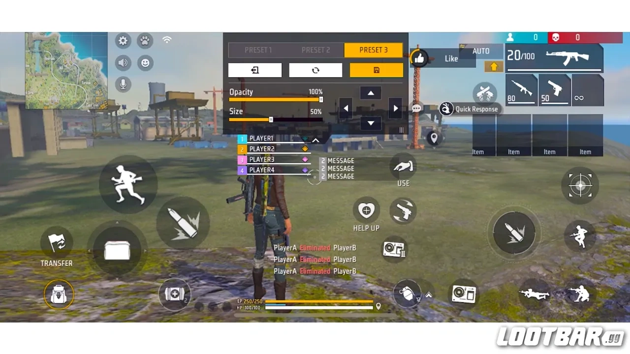 2 finger layout