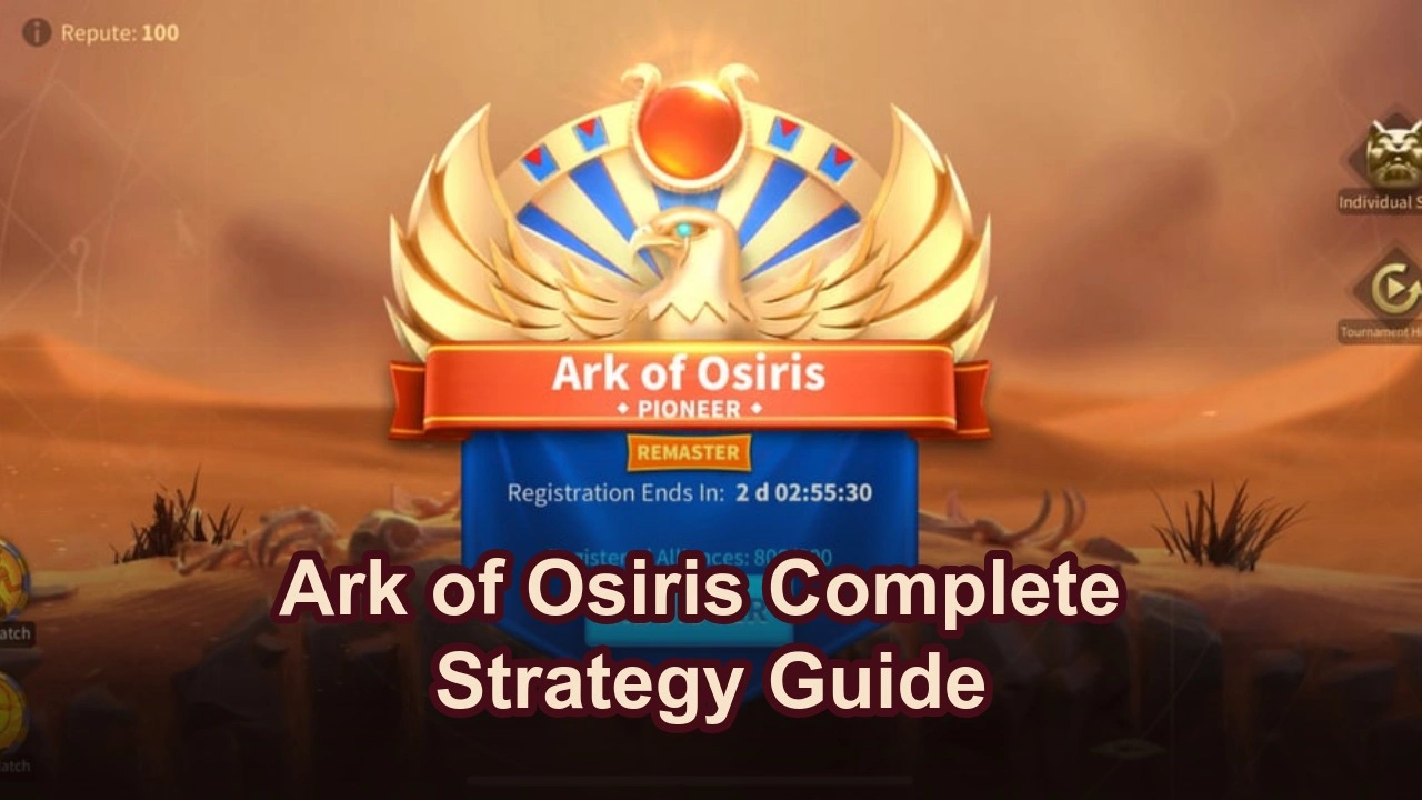 Rise of Kingdom Ark of Osiris (AOO) Event Complete Strategy Guide