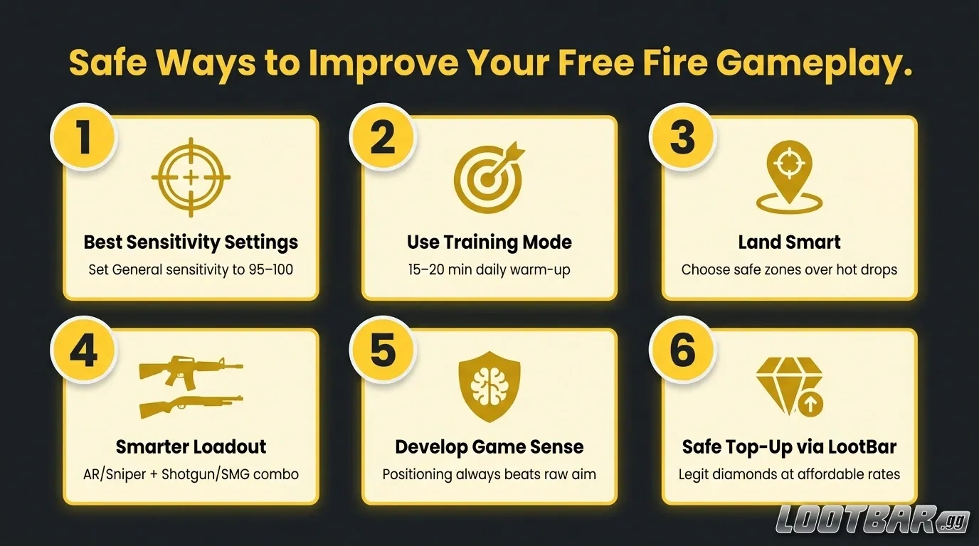 Safe Ways to Improve Your Free Fire Gameplay Without Hacking