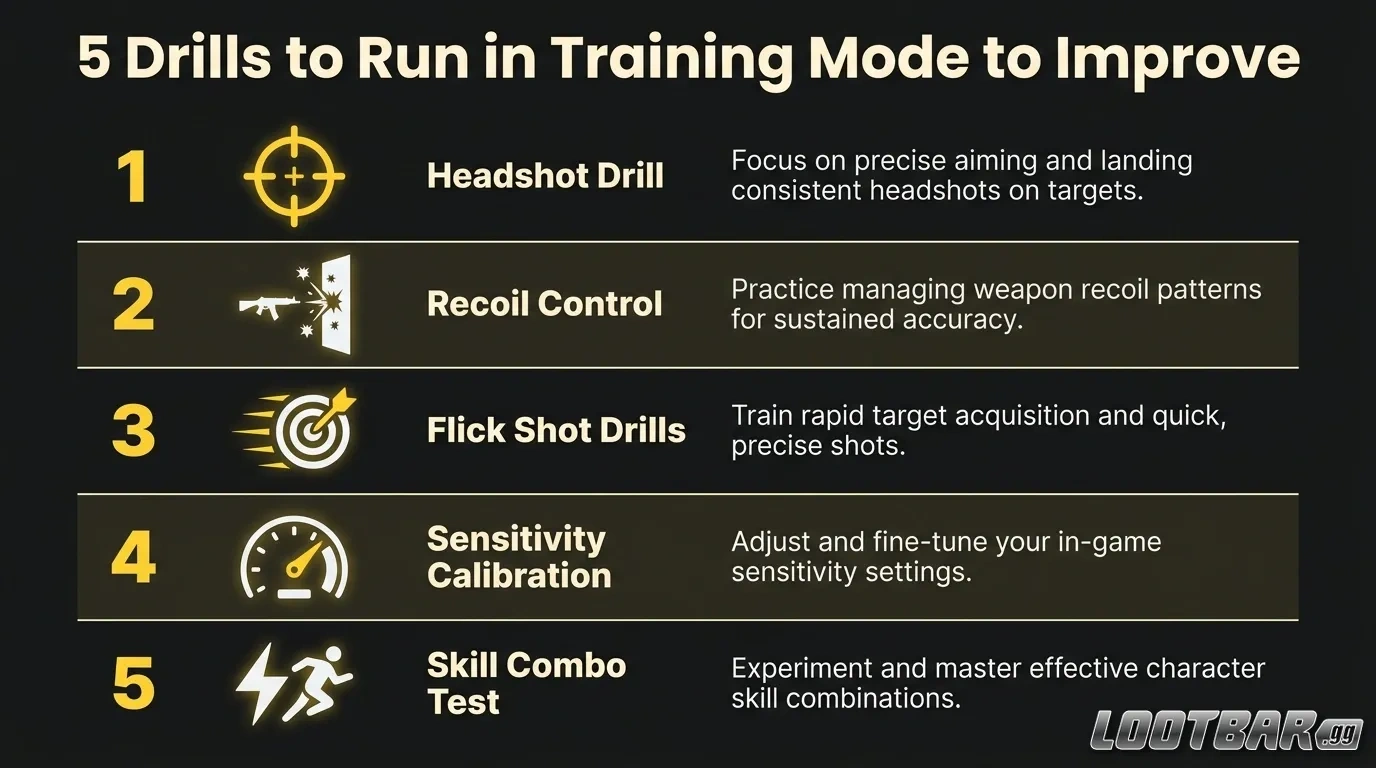 5 Drills to Run in Training Mode to Improve