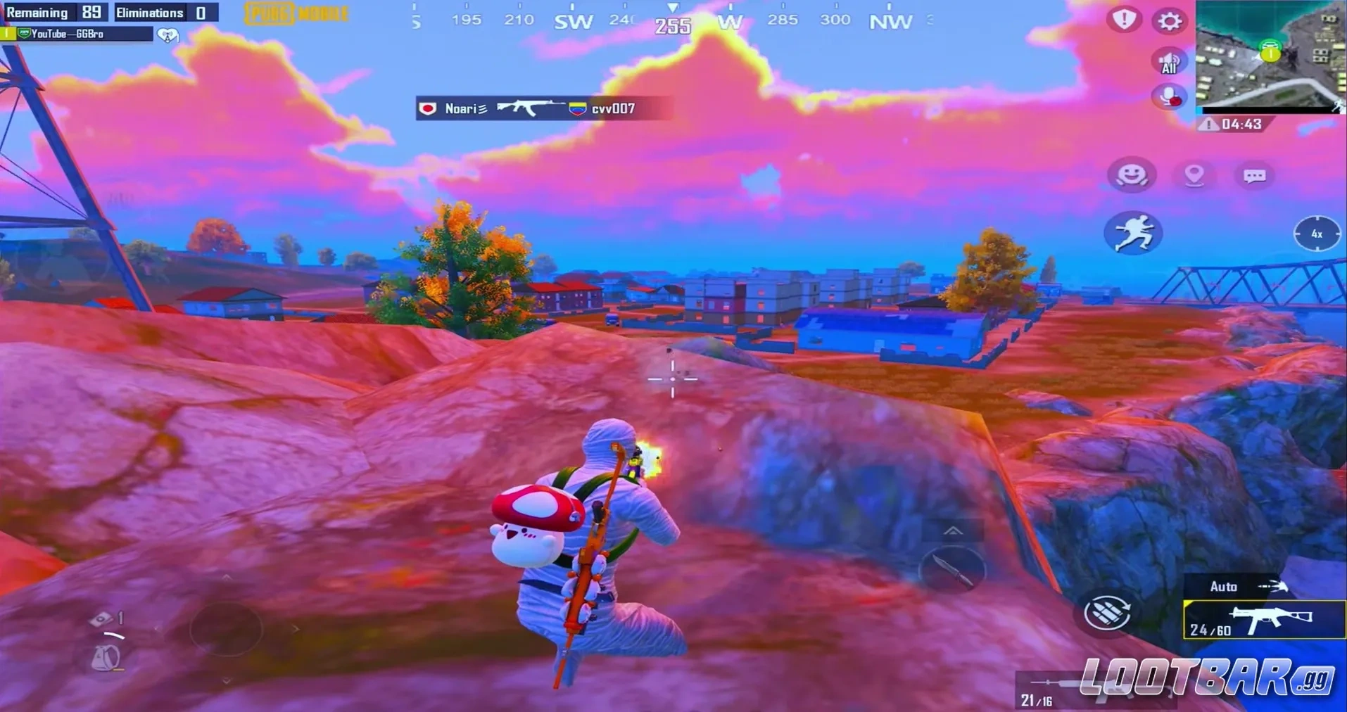 Игрок притворяется ботом, чтобы выманить одного врага из сквада PUBG Mobile