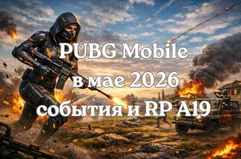 PUBG Mobile в мае 2026: события и RP A19