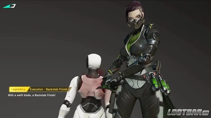 Blood Strike Neon Edge Strike Pass - Backstab Finish Emote