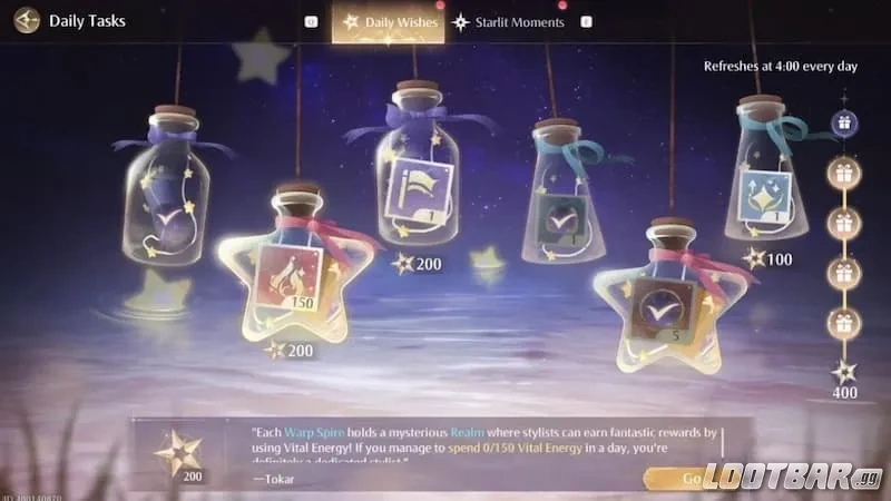 Infinity Nikki daily missions