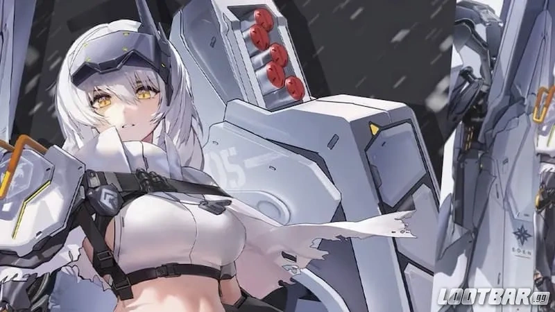 The NIKKE character Snow White Heavy Arms