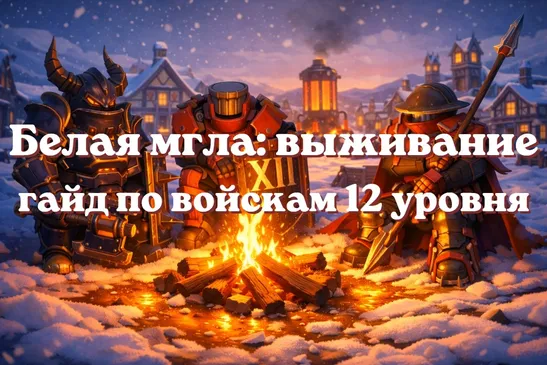 Белая мгла: выживание - гайд по войскам 12 уровня