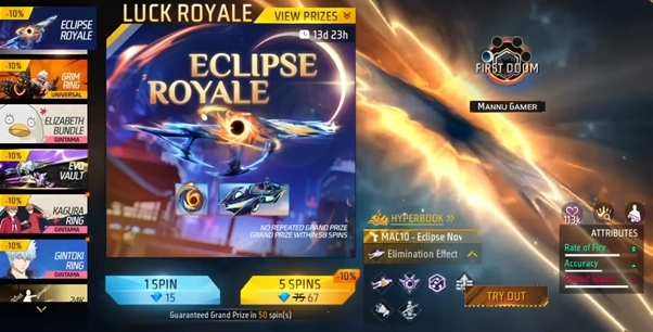 Lucky Royale Eclipse