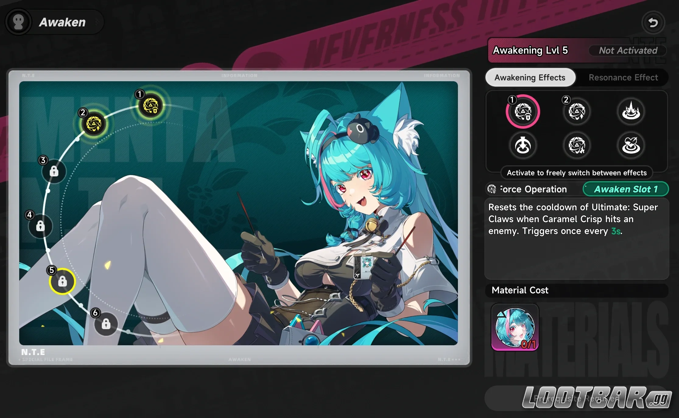 mint NTE Awakening Priority