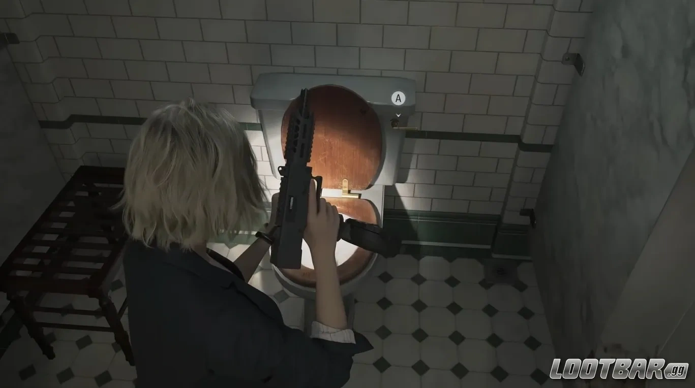 Re9 final puzzle flush the toilet
