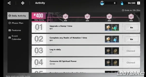 Daily Activities