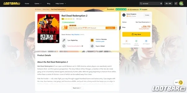 RDR LootBar