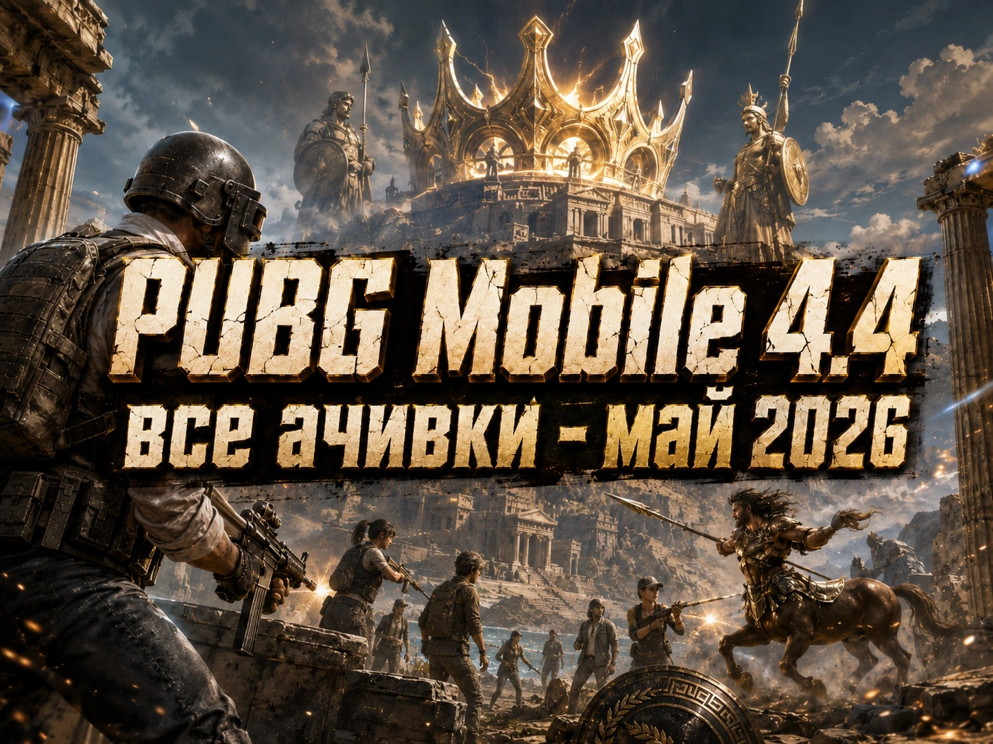 PUBG Mobile 4.4: все ачивки - май 2026
