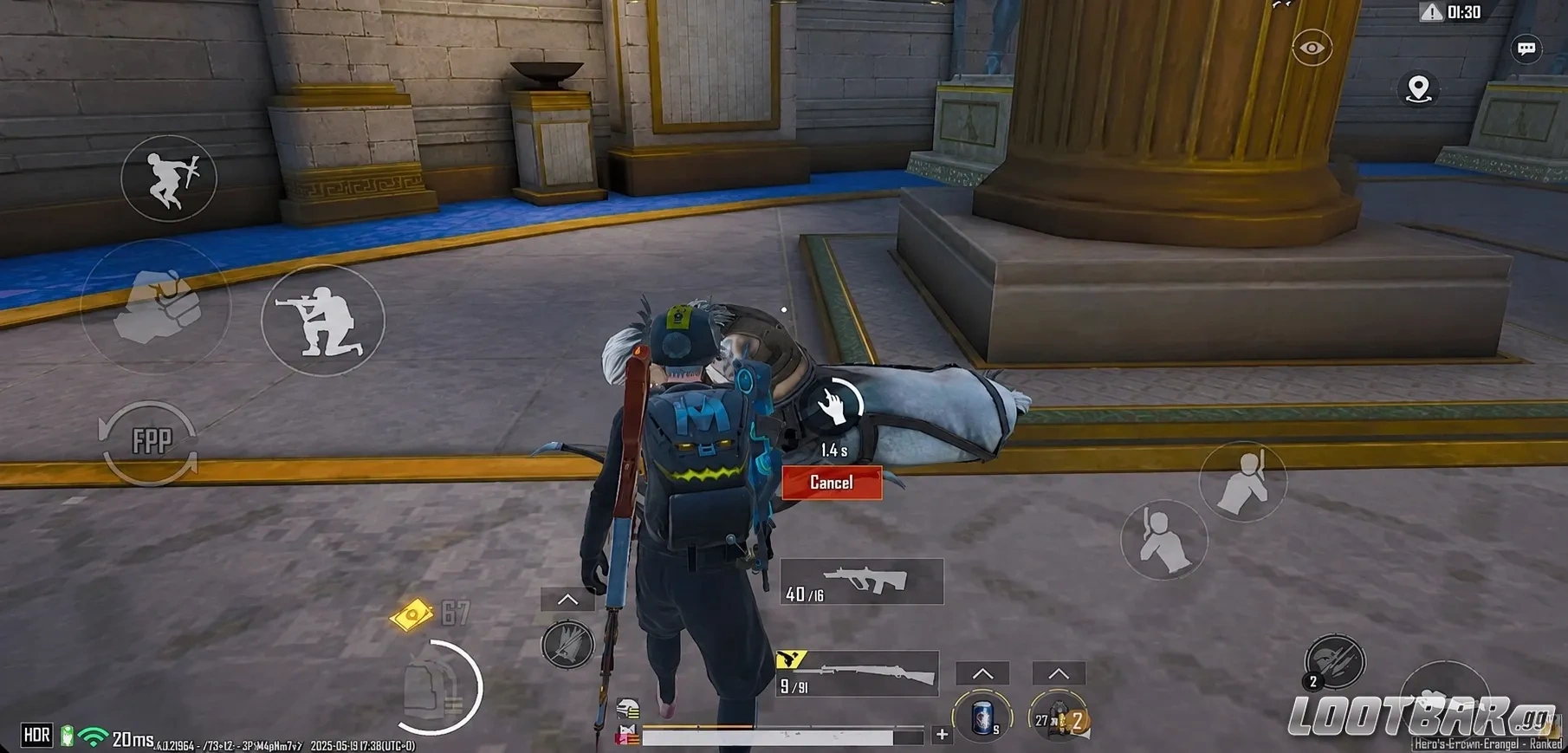 Гелиос становится кентавром-помощником после победы в PUBG Mobile 4.4