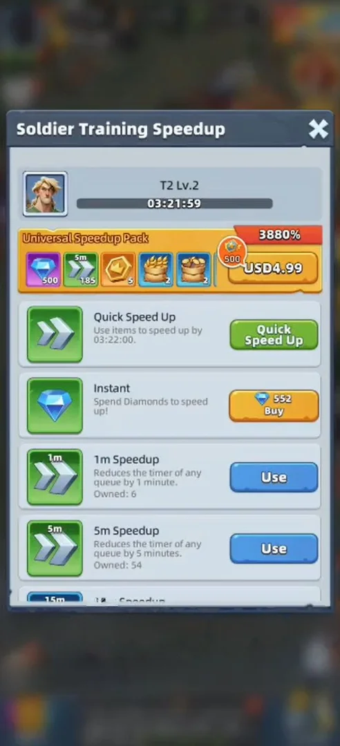 Training Speed