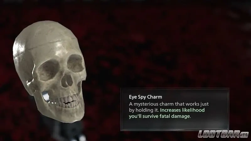 Eye Spy Charm in Resident Evil Requiiem