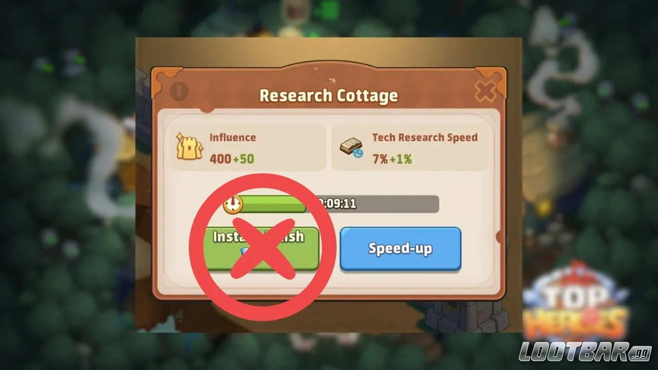 Instant Finish Using Diamonds
