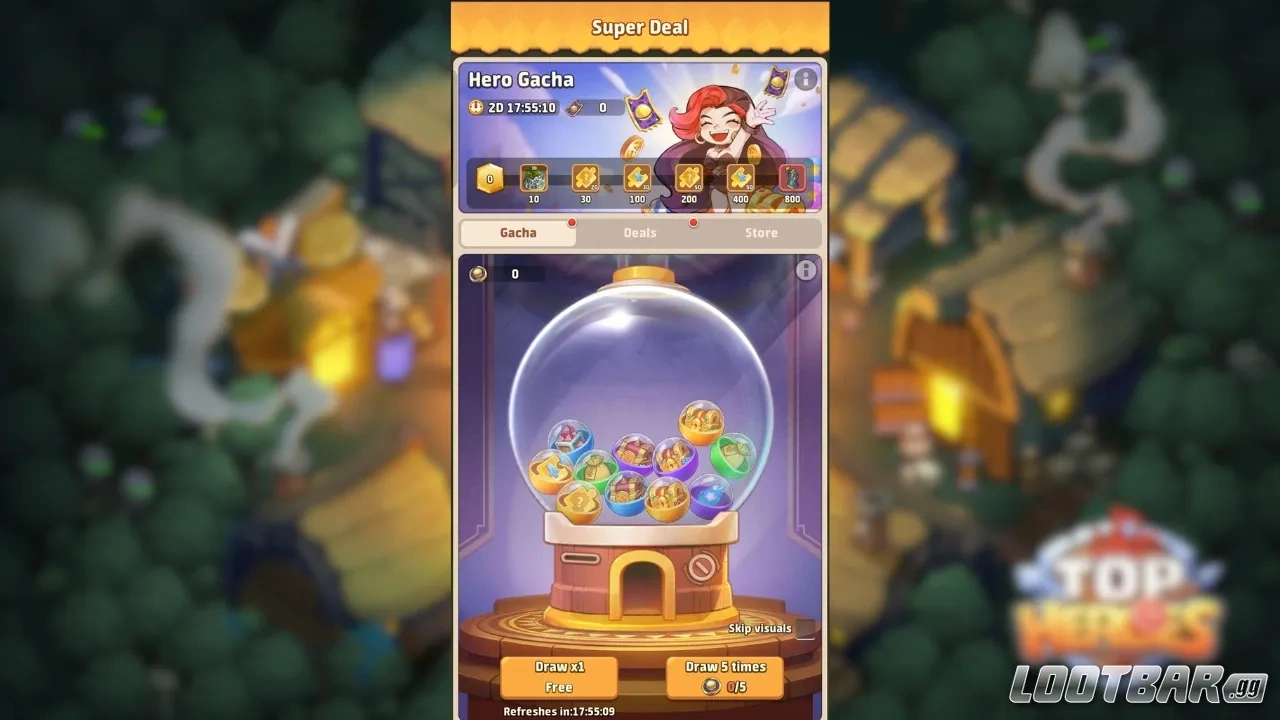Top Heroes Gacha