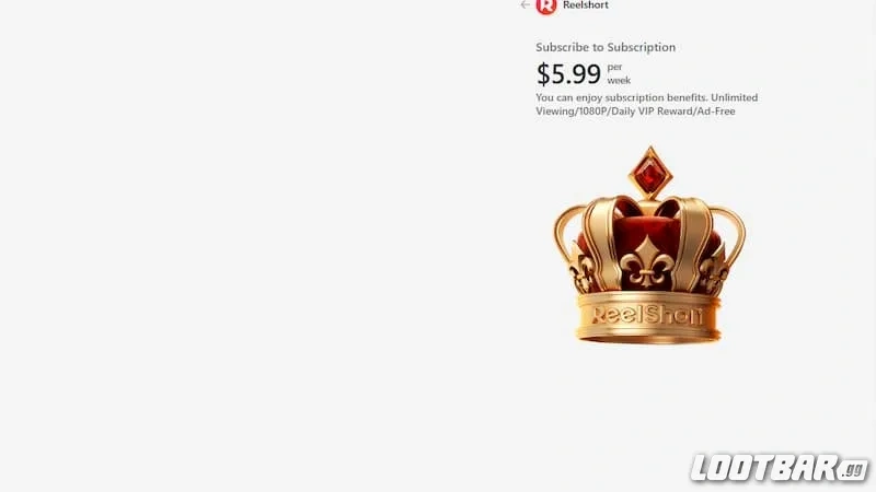 Buying ReelShort subscription