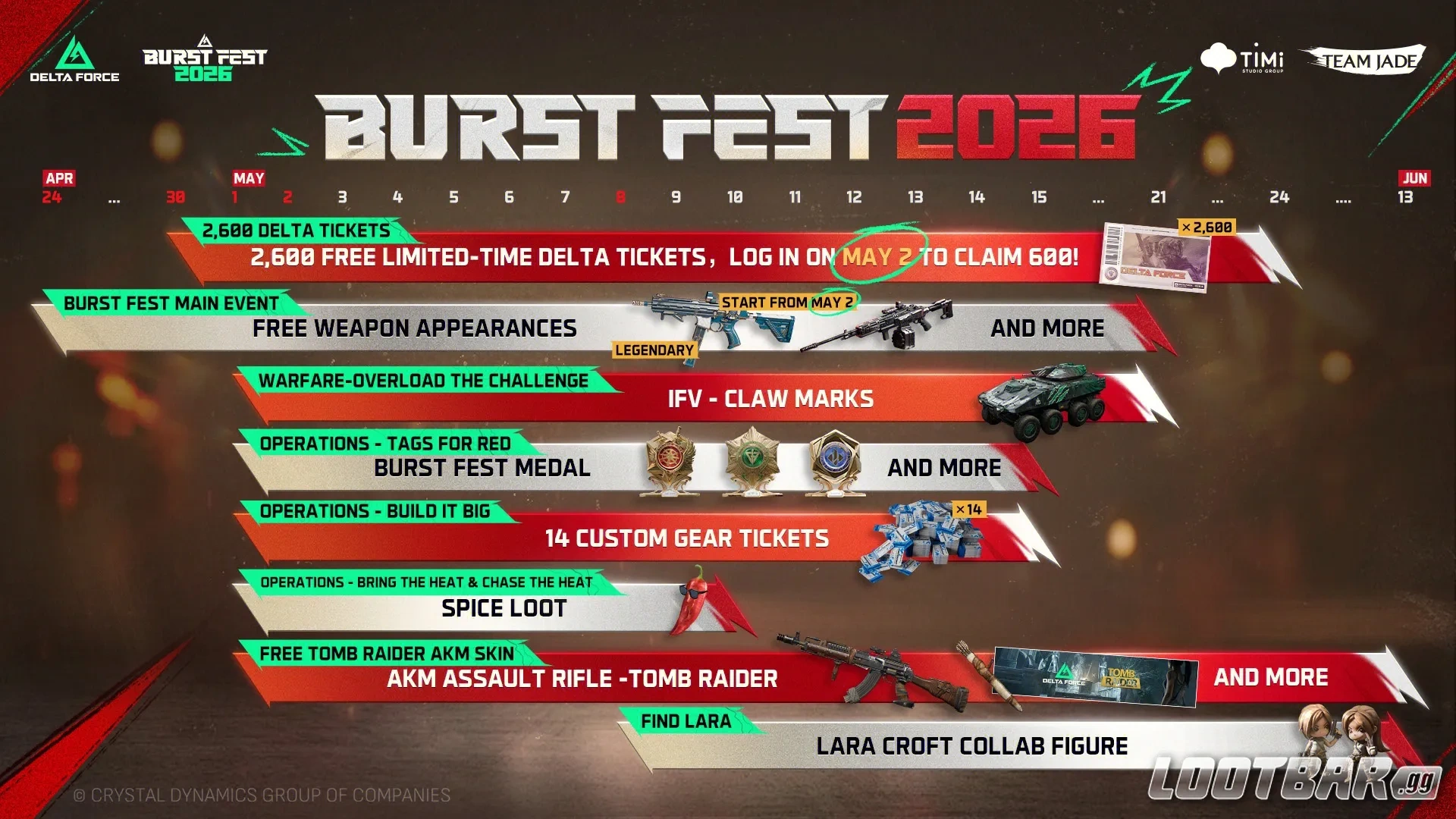 Burst Fest Calendar DF