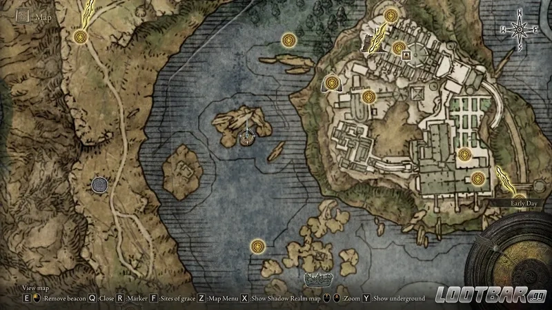 Location of the Academy Glintstone key