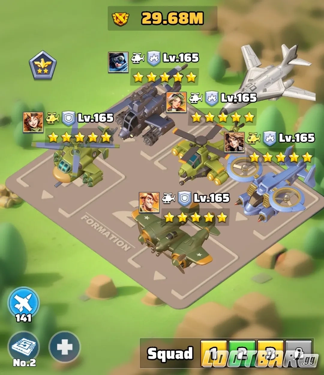 Aircraft Squad Setup