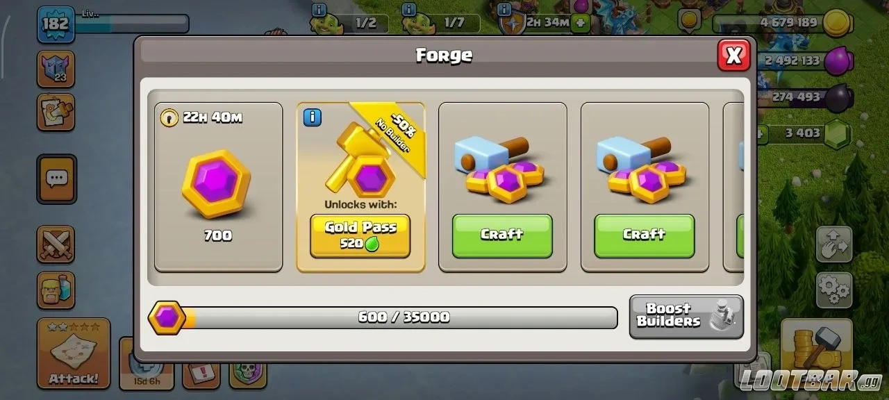 Clash of Clans Capital Forge