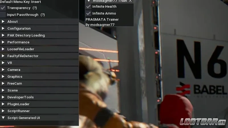 Pragmata Infinite Health and Infinite Ammo Trainer for Pragmata
