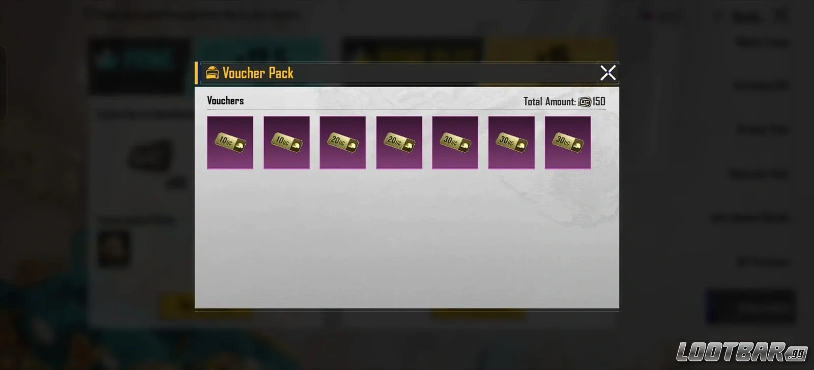 Prime UC vouchers