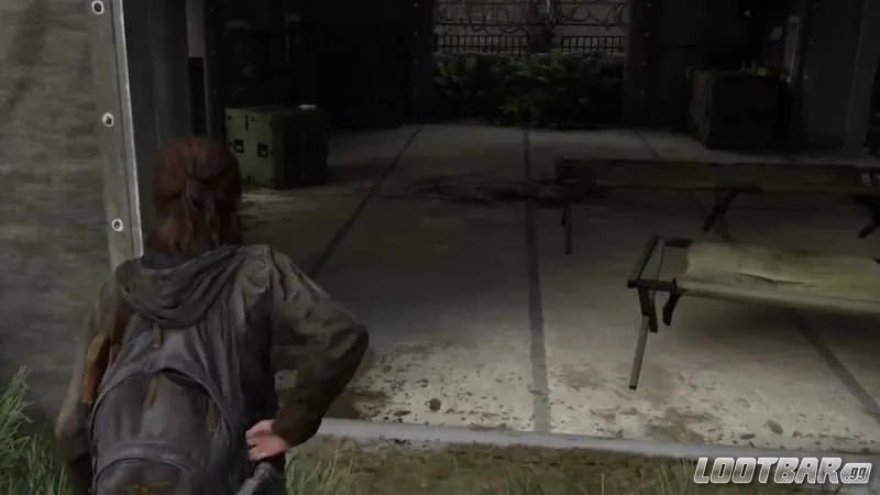 The tent with workbench 2 in tlou2