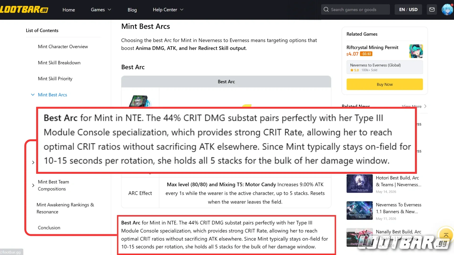 NTE Guide