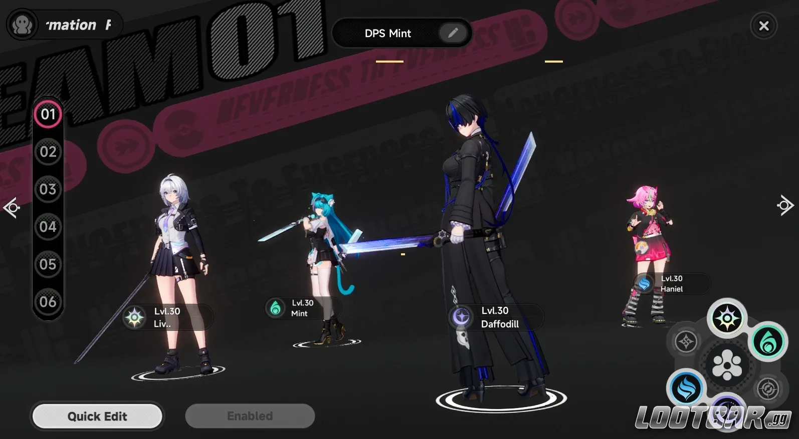 NTE Character Formation