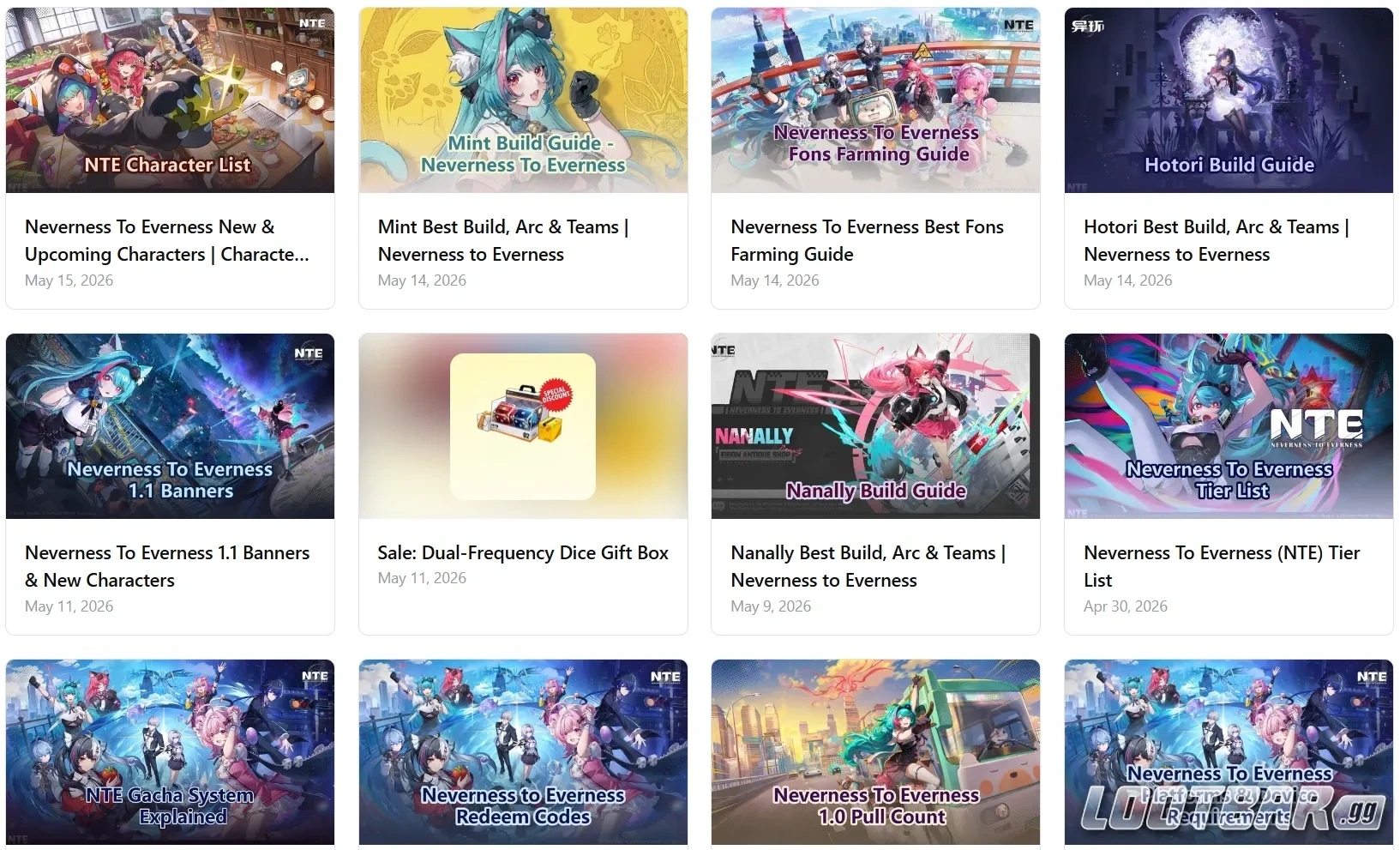 Best places for nte guide - LootBar NTE Game Updated Game Guides