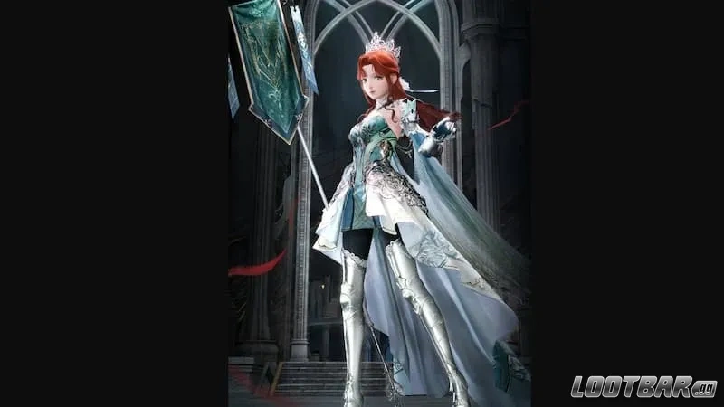 Evergreen Vow outfit in Infinity Nikki