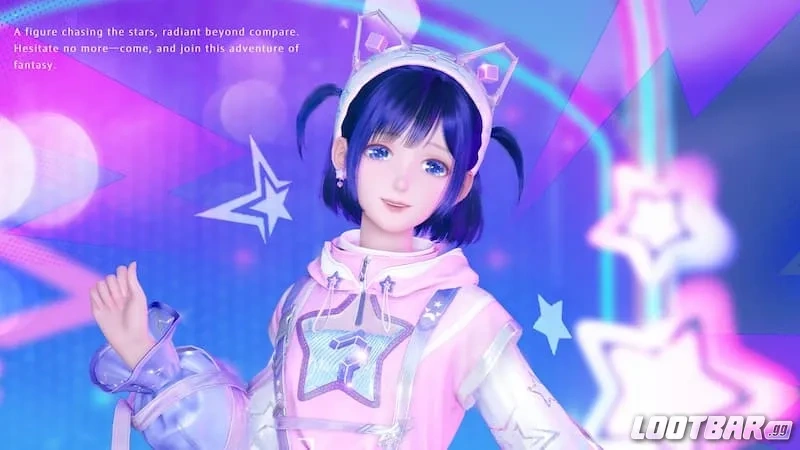 Chromatic Comet outfit in Infinity Nikki