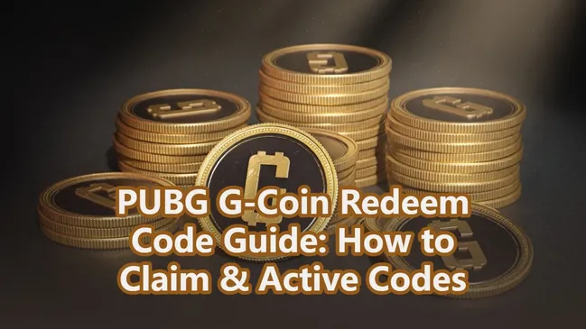 PUBG G-Coin Redeem Code Guide: How to Claim Free G-Coin & Active Codes